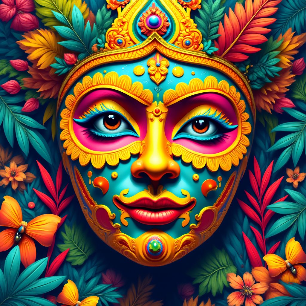 Design de poster para carnaval brasileiro