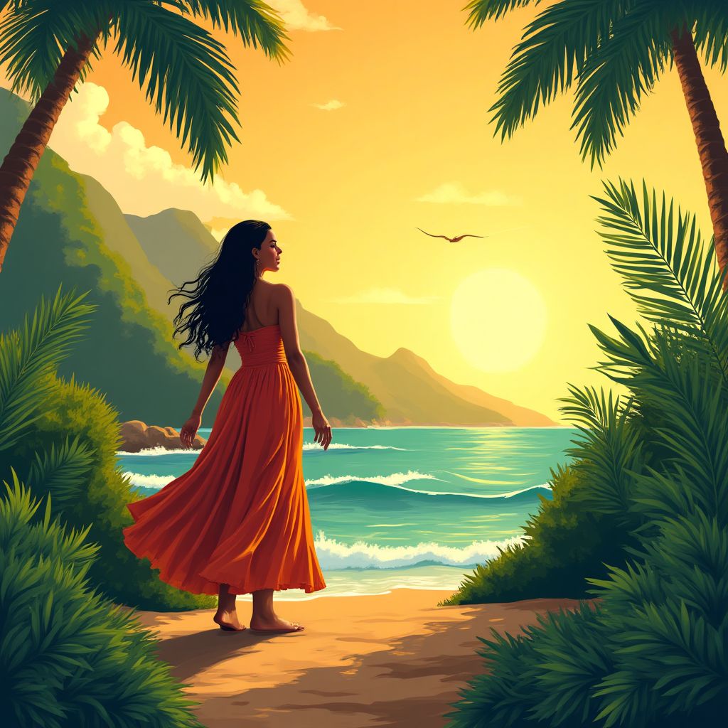 Ilustração digital da cultura brasileira